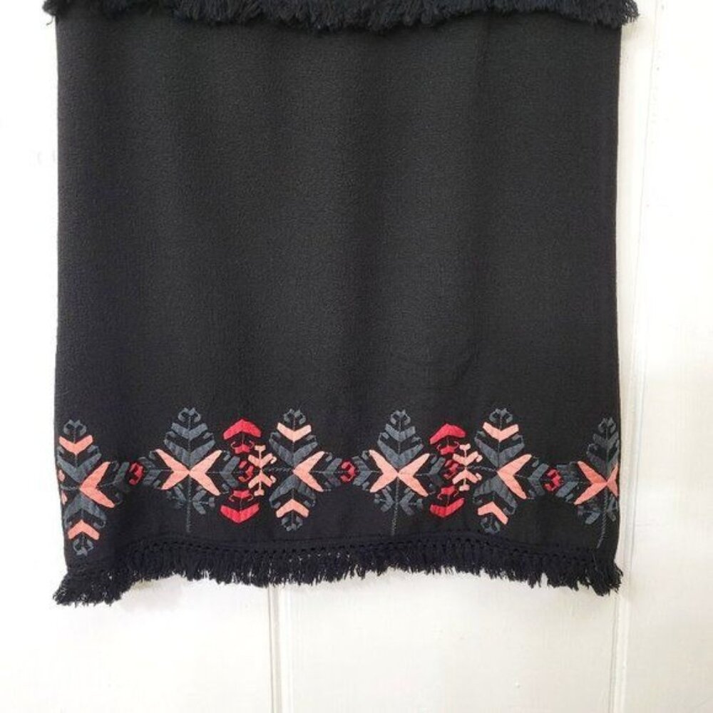 Design Lab Black Embroidered Mini Dress - Picture 5 of 6